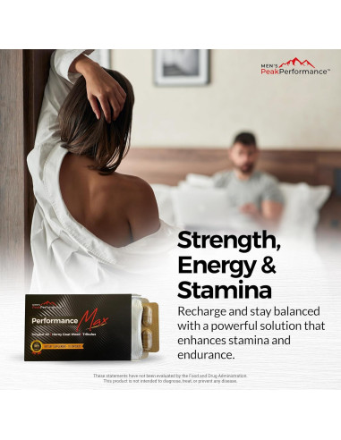 Suplemento PerformanceMax EnduraLife 10 Cápsulas Energía Masculina