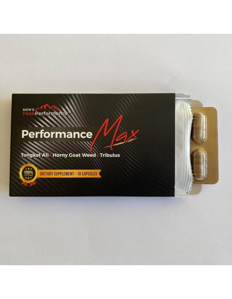 Suplemento PerformanceMax EnduraLife 10 Cápsulas Energía Masculina
