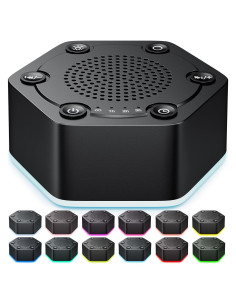 Máquina de Sonido Blanco WowSleep WWN-UB1 30 Sonidos 12 Luces