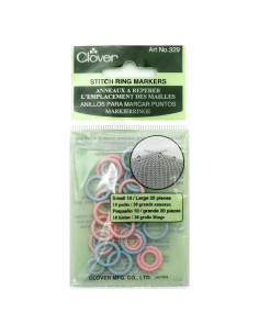 Anillos Marcadores de Puntos Clover Multicolor 30 Piezas