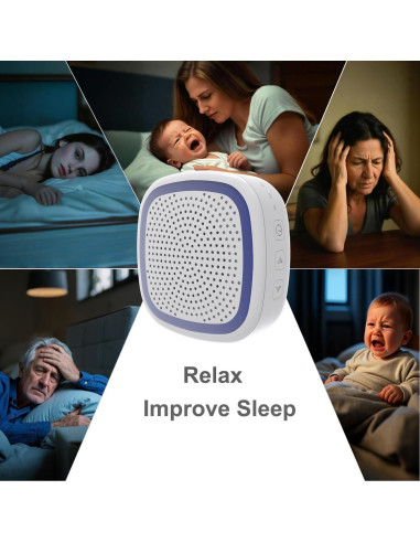 Máquina de Ruido Blanco UNIONOW 36 Sonidos 1800mAh