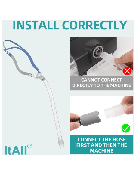 Juego de Reemplazo Airfit P10 ItAll - 2 Paquetes con Manguera