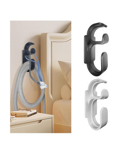 Soporte para Manguera CPAP Yuhuang, Paquete de 2 Ganchos