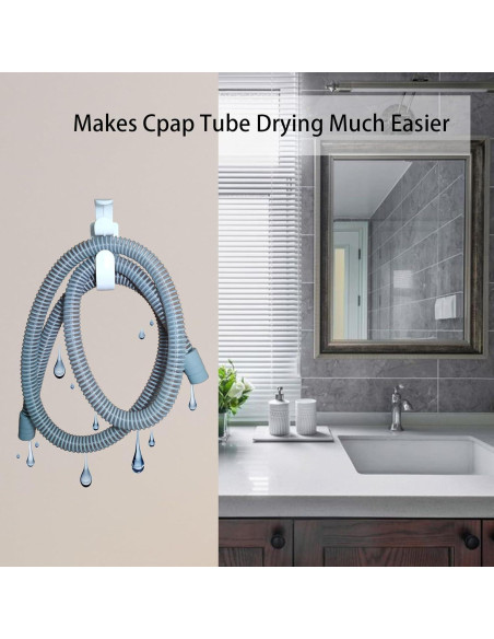 Soporte para Manguera CPAP Yuhuang, Paquete de 2 Ganchos