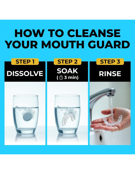 Protector Bucal Nocturno MONIER para Rechinar Dientes - 4 Unidades