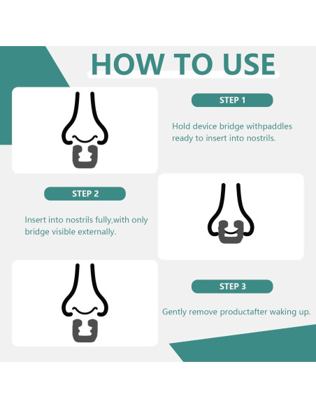 Dispositivo Antisnoring GEHORDEN 12 Clips de Nariz Silicona