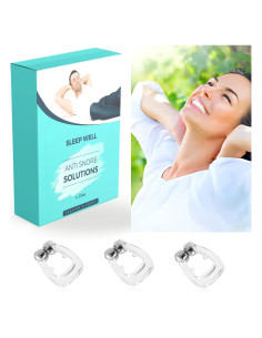 Clip Nasal Antirronquidos Fashion & Smart - Silicona Suave 6 pcs