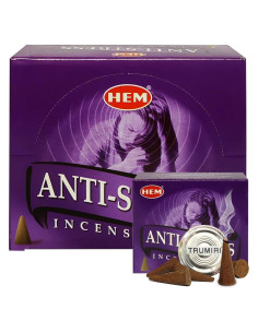 Kit de Incienso Anti Hem con Soporte Trumiri 12 Paquetes