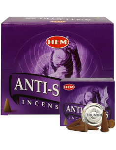 Kit de Incienso Anti Hem con Soporte Trumiri 12 Paquetes 2