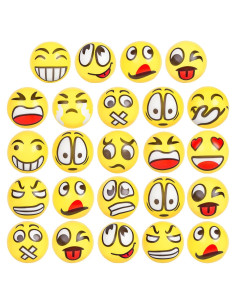 LovesTown 24 Pelotas Antiestrés Amarillas 6.35 cm