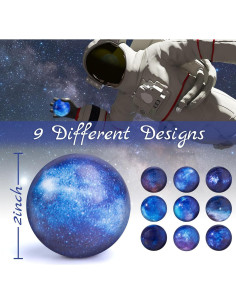 Pelotas Antiestrés LovesTown 12PCS 5cm Espacio Galaxia 2
