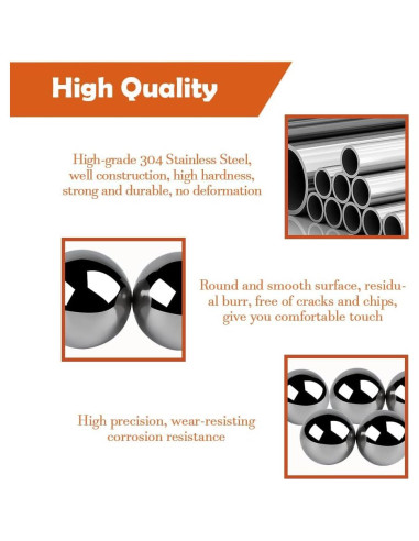 Bolas Baoding Phaicoilo para Mano 3.51 cm Acero Inoxidable