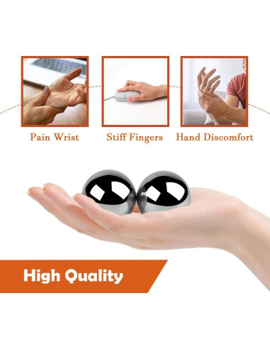 Bolas Baoding Phaicoilo para Mano 3.51 cm Acero Inoxidable