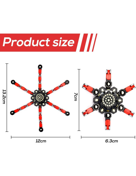 4 Juguetes Sensoriales Fidget Spinner TOZONG Antiestrés