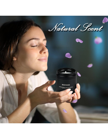 Vela Aromática BEENODI 2 Pzas Lavanda Eucalipto 212g