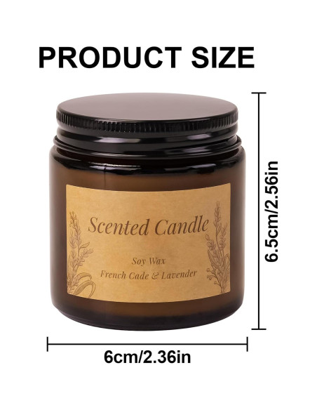 Vela Aromática Toptime Lavanda y Cade Francés 100g