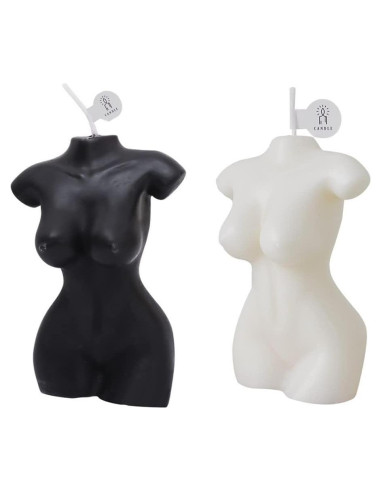 2 Velas Aromáticas de Cuerpo Femenino NatureMan 9.5 cm