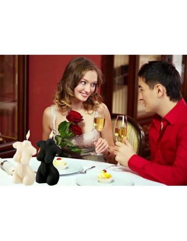 2 Velas Aromáticas de Cuerpo Femenino NatureMan 9.5 cm