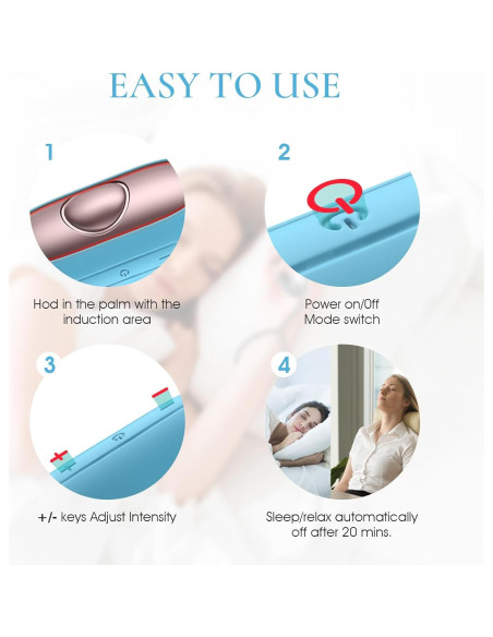 Dispositivo de Ayuda para Dormir WinkithW Azul - Compacto