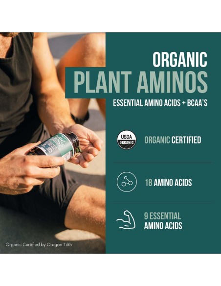 Aminos de Planta Triquetra Health 360 Tabletas Veganas