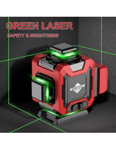 Nivel Láser 360 Autonivelante WEIDDW 4D con Trípode 2