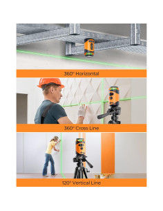 Nivel Láser 360 CIGMAN CM-505 con Trípode y Batería 2