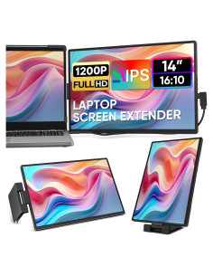 Extensor de Pantalla Dopesplay 14" FHD 1200P IPS para Laptop