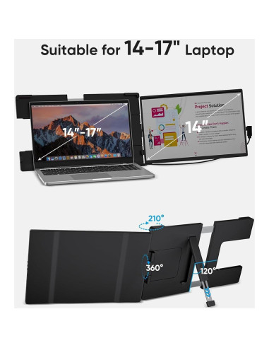 Extensor de Pantalla Dopesplay 14" FHD 1200P IPS para Laptop
