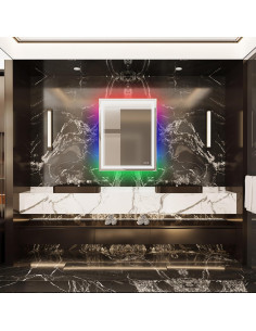 Espejo de Baño LED Homedex 81x102 cm RGB Inteligente 2