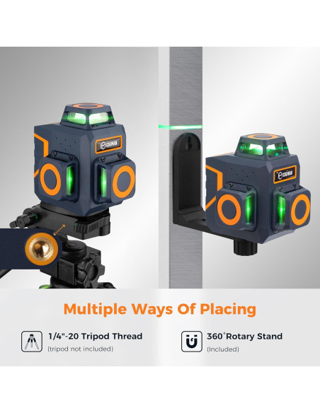 Nivel láser CIGMAN CM-701SE 3x360 Autonivelante 30m