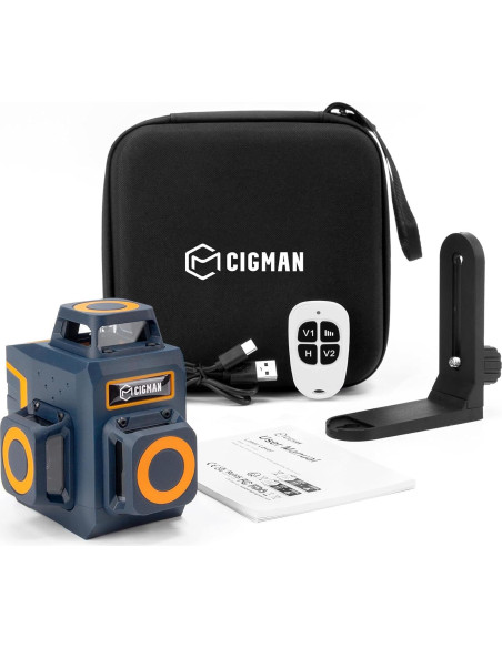 Nivel láser CIGMAN CM-701SE 3x360 Autonivelante 30m