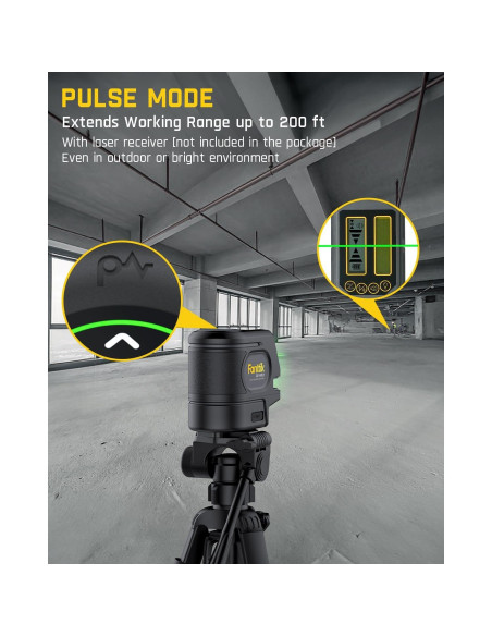 Nivel Láser Verde Fanttik D2 APEX Autonivelante 100 ft