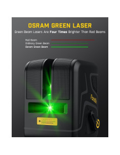 Nivel Láser Fanttik D2 PLUS Verde 30,48 m Autonivelante 2