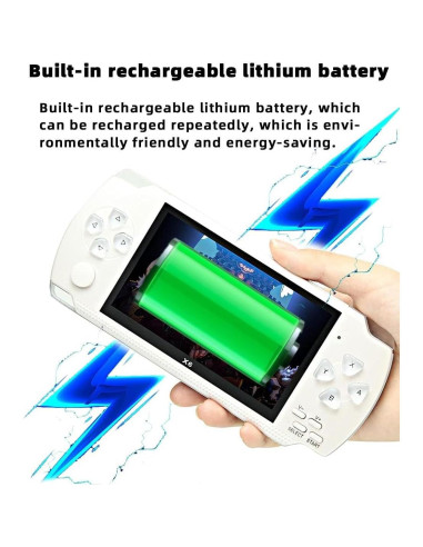 Consola de Juegos Portátil JXD S6 8GB 2000 Juegos Retro