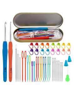 Juego de Agujas de Hilo EuTengHao 65Pcs con Caja de Almacenamiento