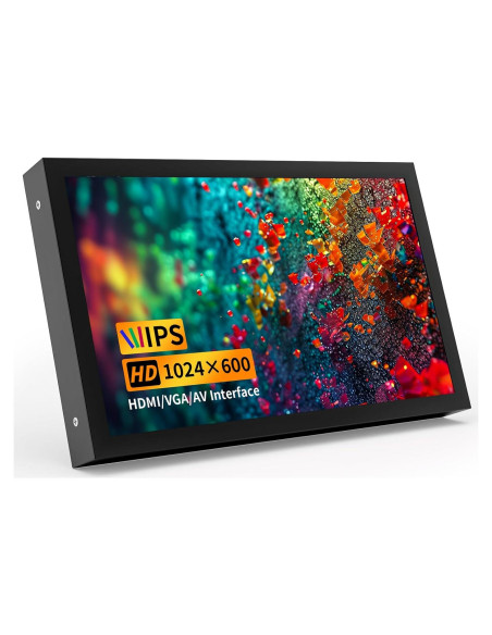 Monitor Mini 7" CUQI EM713 HD 1024x600 con Altavoces Integrados