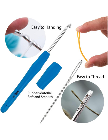 Juego de Agujas de Hilo EuTengHao 65Pcs con Caja de Almacenamiento