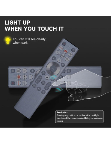 Control Remoto de Voz WDZP para Hisense U6 U7 U8 4K UHD