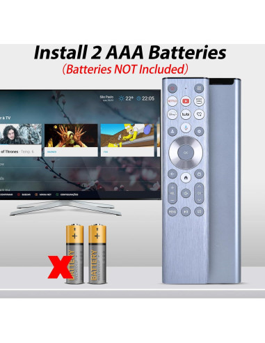 Control Remoto de Voz WDZP para Hisense U6 U7 U8 4K UHD