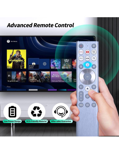 Control Remoto de Voz WDZP para Hisense U6 U7 U8 4K UHD