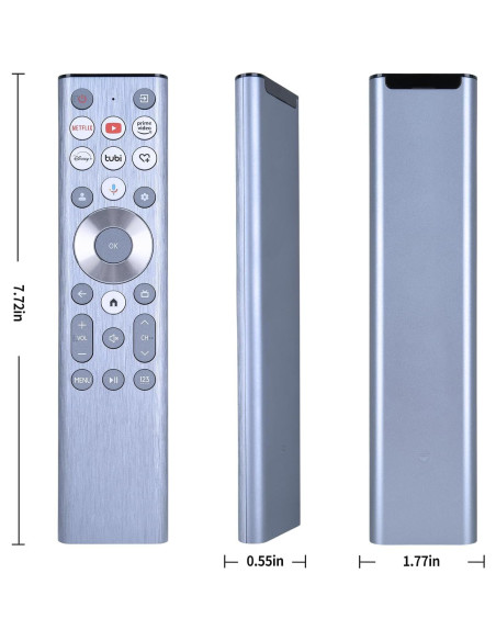 Control Remoto de Voz WDZP para Hisense U6 U7 U8 4K UHD