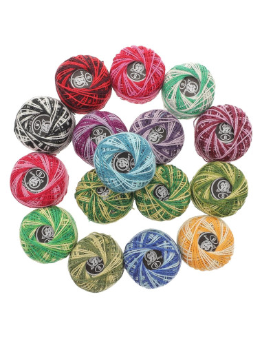 Kit de Fabricación de Pulseras Beavorty 16 Hilos Algodón Colorido