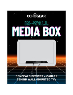 Caja de Medios Empotrada ECHOGEAR 22.86x36.32 cm WiFi 2
