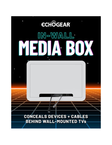 Caja de Medios Empotrada ECHOGEAR 22.86x36.32 cm WiFi