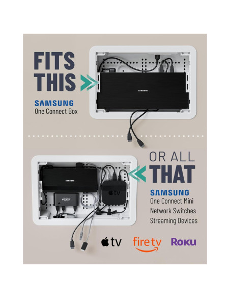 Caja de Medios Empotrada ECHOGEAR 22.86x36.32 cm WiFi