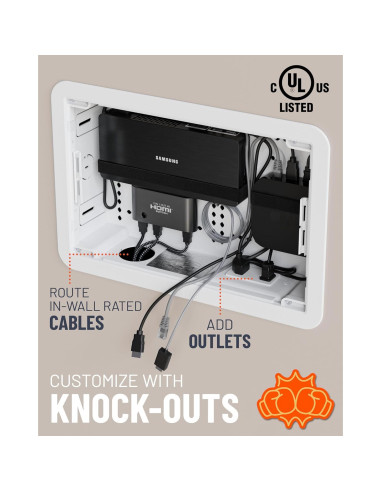 Caja de Medios Empotrada ECHOGEAR 22.86x36.32 cm WiFi