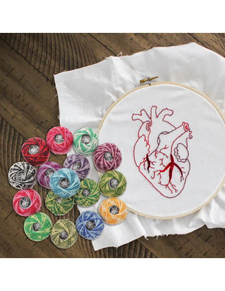 Kit de Fabricación de Pulseras Beavorty 16 Hilos Algodón Colorido