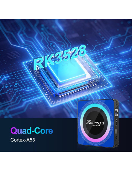 Android TV Box Sidiwen X10 4GB RAM 64GB 8K WiFi Bluetooth