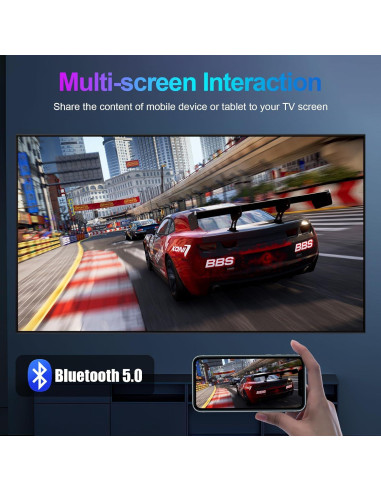 Android TV Box Sidiwen X10 4GB RAM 64GB 8K WiFi Bluetooth