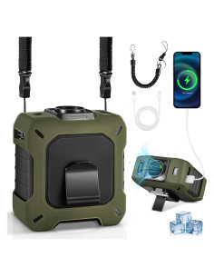 Ventilador Portátil GOSALISU 10400mAh Recargable 100 Velocidades